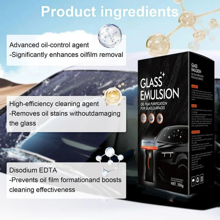 Hot Sale 60% OFF!! ⚡ 50K+ SOLD! 🔥🔥 2026 Portable Car Glass Oil Film Remover