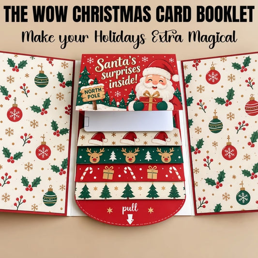 🔥LAST DAY 50% OFF - 2026 New 🎅💳 Waterfall Christmas Gift Card Booklet ✨