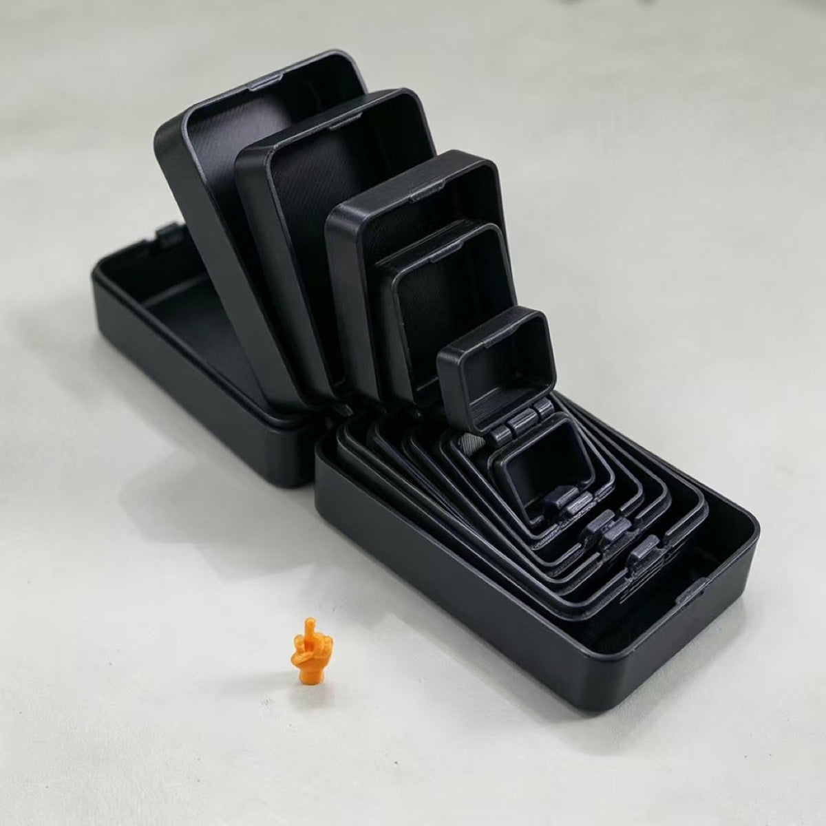 🎁6-Layer 3D Printed Nesting Surprise Box with Hidden Middle Finger