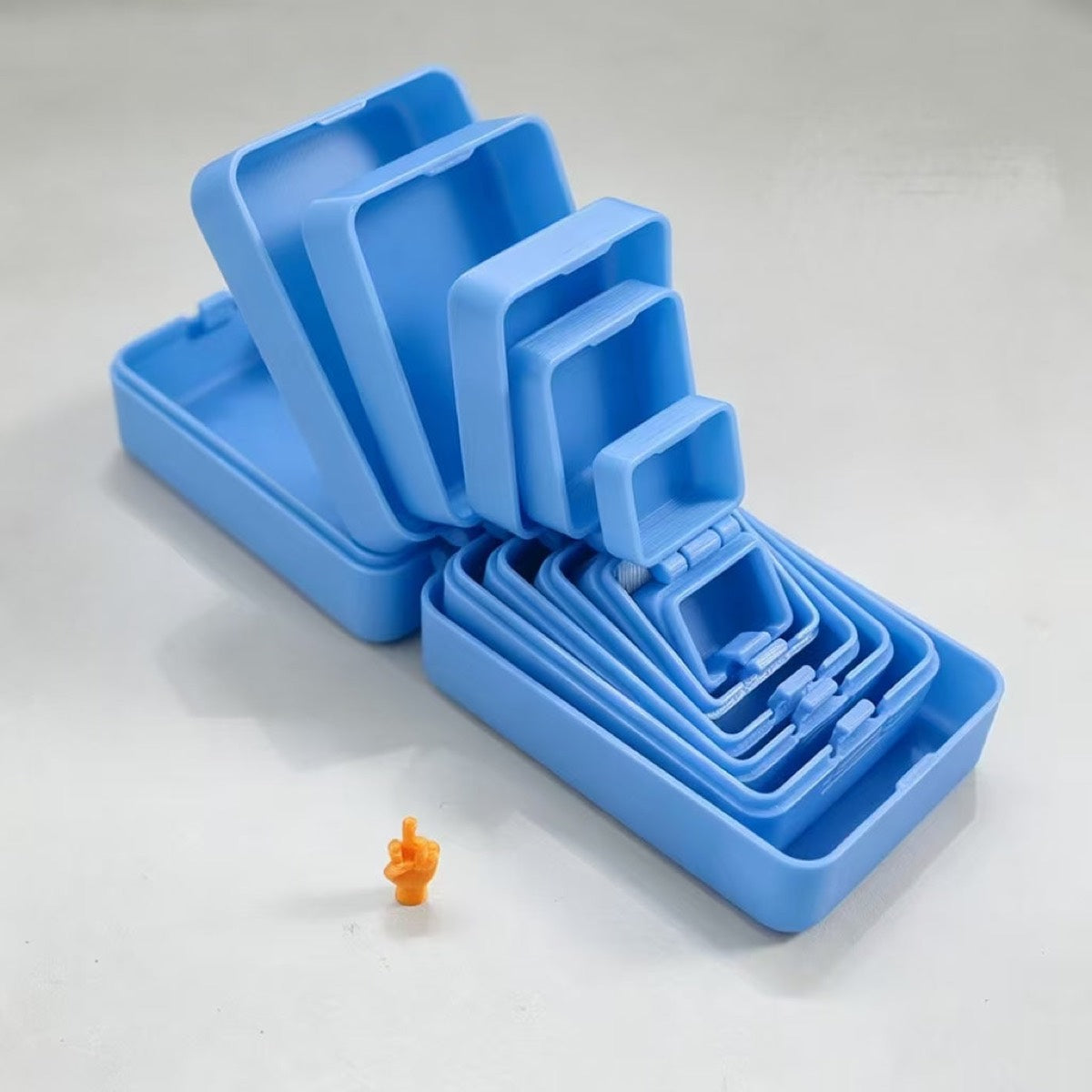 🎁6-Layer 3D Printed Nesting Surprise Box with Hidden Middle Finger