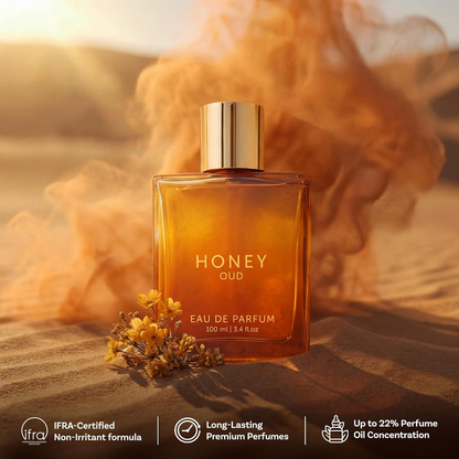 🔥 67% OFF | Honey Oud Eau de Parfum – Golden Sweetness Meets Smoky Seduction