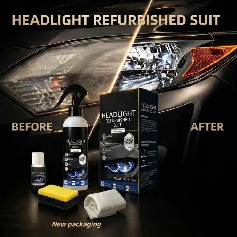 Headlight Restorer🚗New Lights, No Tools!💡