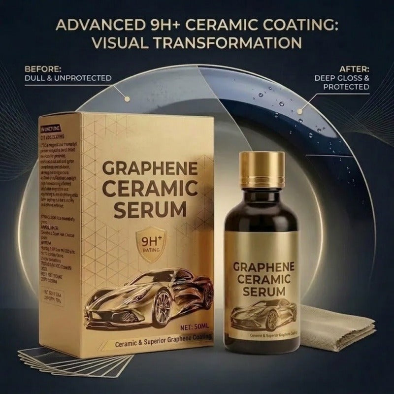 ⚡Hot Sales 66% OFF🔥Graphene Ceramic Coating for Cars – 9H Hardness, 10+ Years Protection, Hydrophobic & Scratch Resistant
