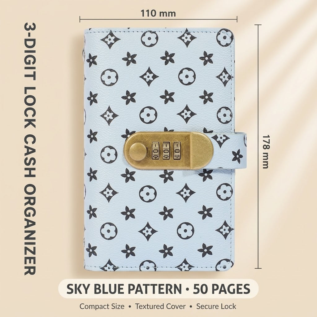 Locking Banknote Collection Booklet | Holds 100 Bills