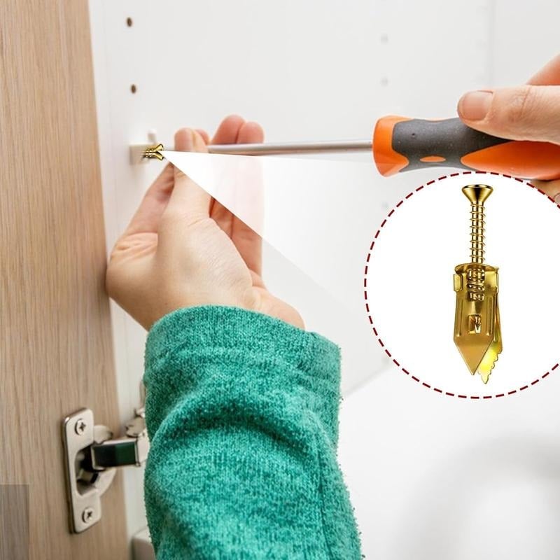 🔩200PCS Self-Drilling Drywall Anchors and Screws Kit 🔥Final 3 Hours: 50%OFF