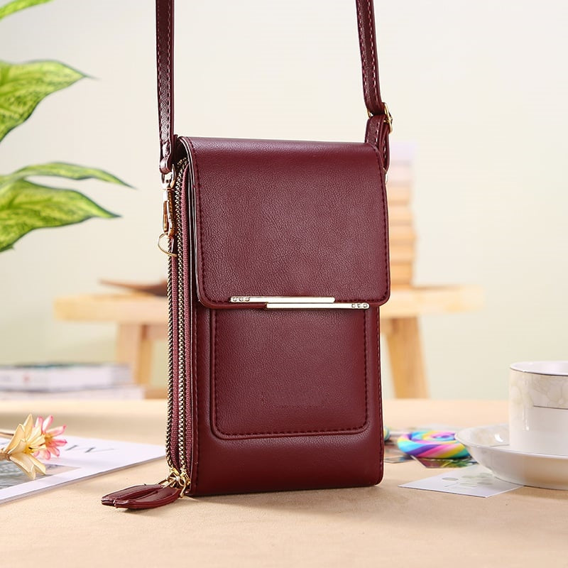 🏆Last Day Promotion 60% OFF👜📱Simple and elegant women's touchscreen crossbody phone wallet