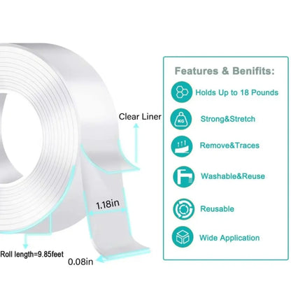 💥BUY 1 GET 1 FREE🕒 Ultra-strong Double Sided Adhesive Magic Grip Tape
