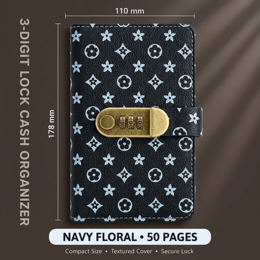 Locking Banknote Collection Booklet | Holds 100 Bills