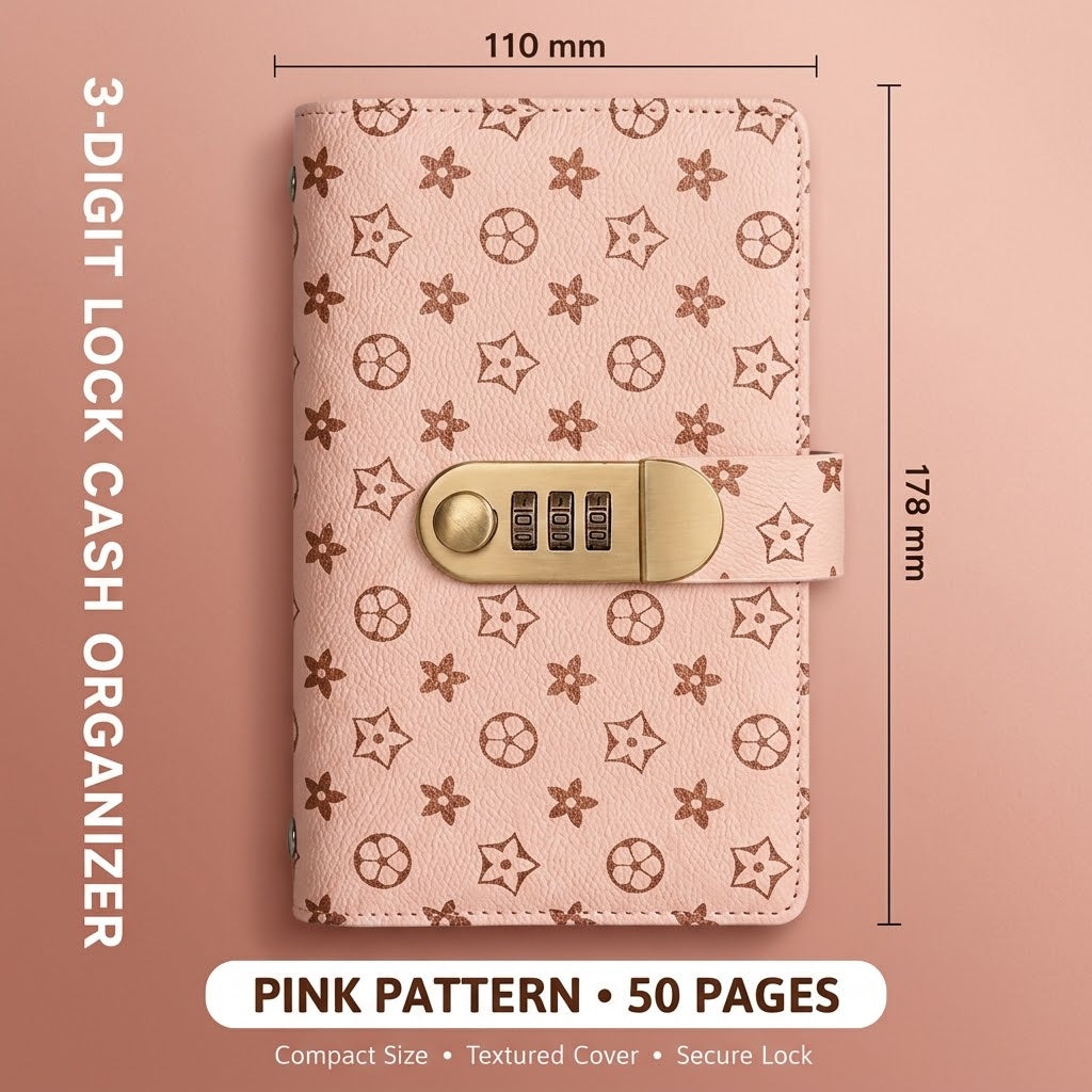 Locking Banknote Collection Booklet | Holds 100 Bills