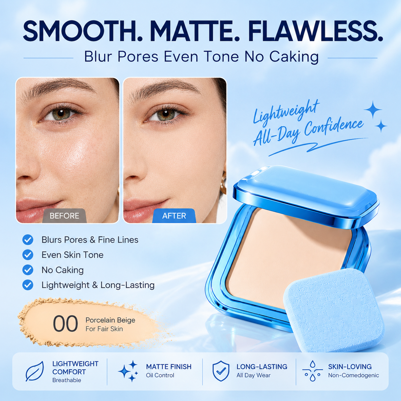 💥BUY 1 GET 1 FREE🕒 Ultra Cover Powder Foundation
