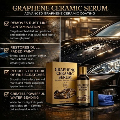 ⚡Hot Sales 66% OFF🔥Graphene Ceramic Coating for Cars – 9H Hardness, 10+ Years Protection, Hydrophobic & Scratch Resistant