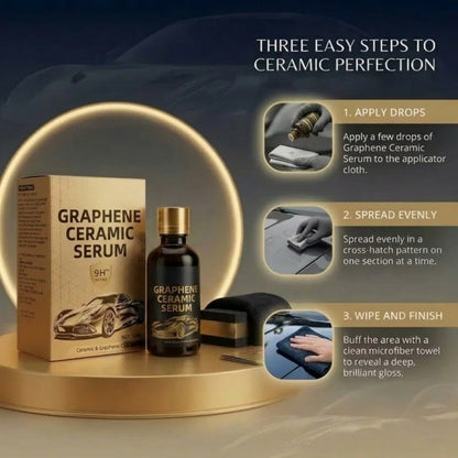 ⚡Hot Sales 66% OFF🔥Graphene Ceramic Coating for Cars – 9H Hardness, 10+ Years Protection, Hydrophobic & Scratch Resistant