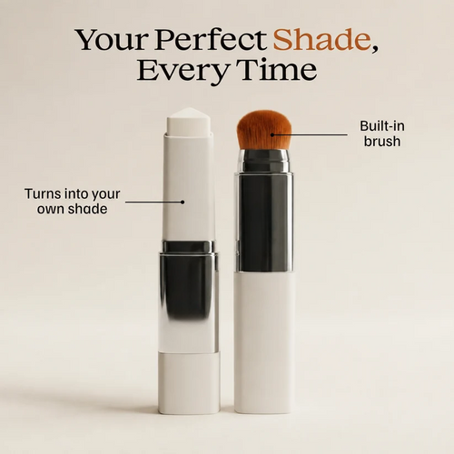 🎉BUY 1 GET 1 FREE🎉Color-Changing Foundation Stick with Collagen Capsules - Dual-Ended with Detachable Brush