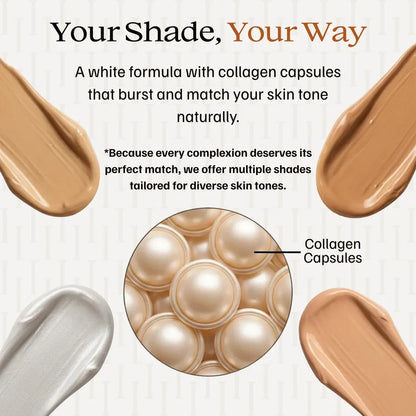 🎉BUY 1 GET 1 FREE🎉Color-Changing Foundation Stick with Collagen Capsules - Dual-Ended with Detachable Brush