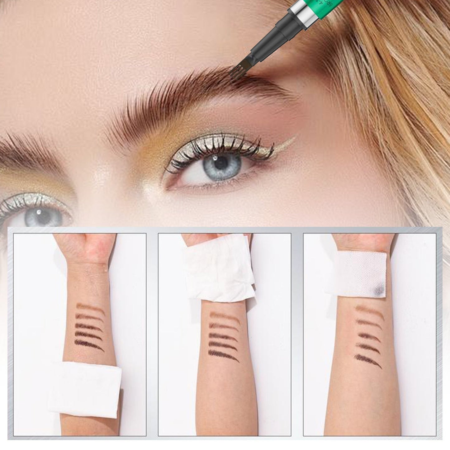✨Waterproof Microblading Eyebrow Pencil-easy to create a natural eyebrow shape🔥Final 3 Hours: BUY 1 GET 1 Free❤️