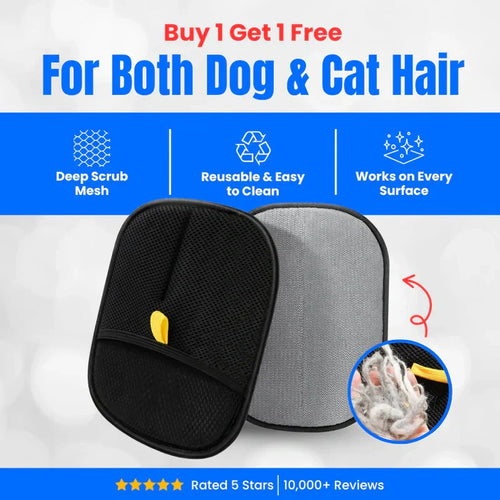 ⭐⭐Final 4 Hours: Buy 1 Get 1 Free🔥 Magic Pet Brush Hair Removal Gloves