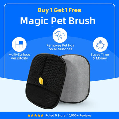 ⭐⭐Final 4 Hours: Buy 1 Get 1 Free🔥 Magic Pet Brush Hair Removal Gloves