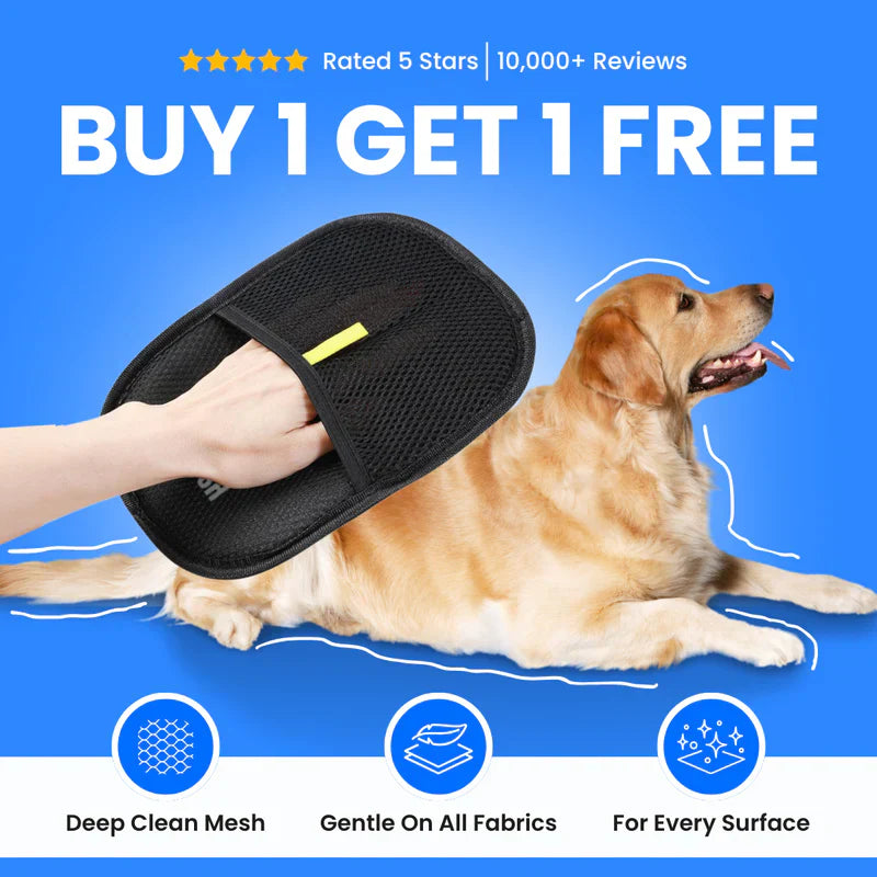⭐⭐Final 4 Hours: Buy 1 Get 1 Free🔥 Magic Pet Brush Hair Removal Gloves