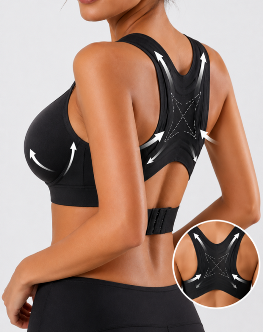 LAST DAY PROMOTION - 50% OFF Front Closure Cross-Back Wireless Posture Bra
