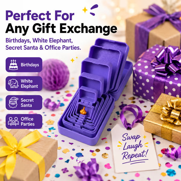 🎁6-Layer 3D Printed Nesting Surprise Box with Hidden Middle Finger