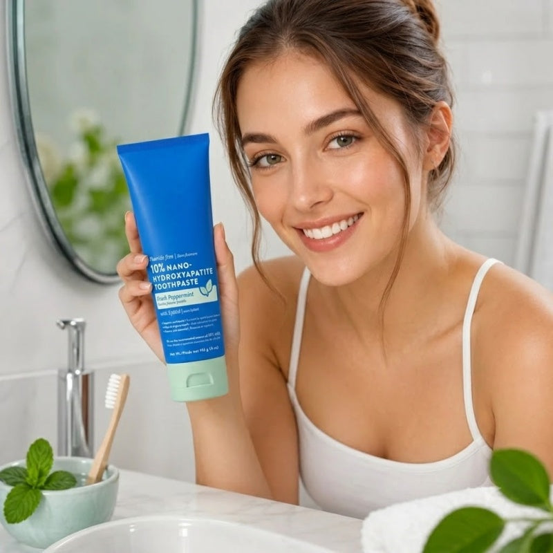 Fluoride Free Nano Hydroxyapatite Toothpaste with Fresh Peppermint🦷✨