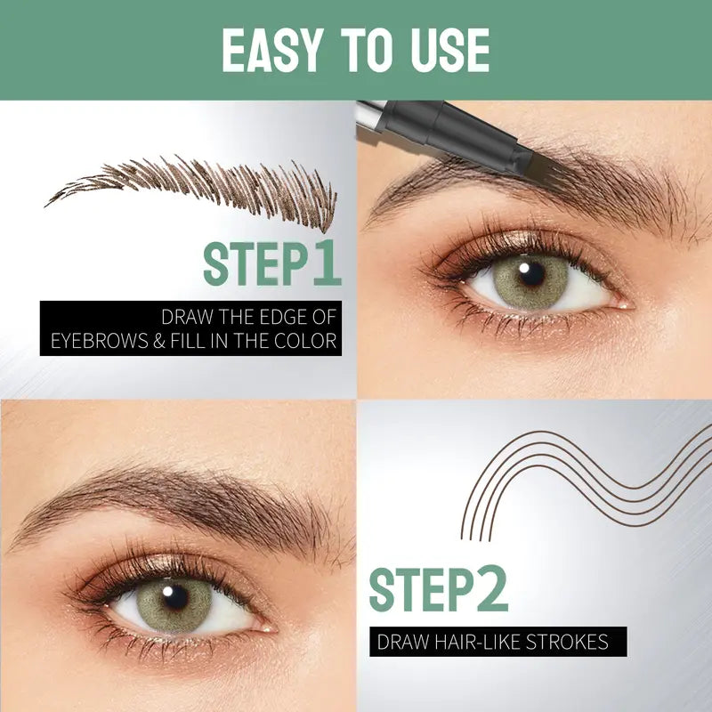 ✨Waterproof Microblading Eyebrow Pencil-easy to create a natural eyebrow shape🔥Final 3 Hours: BUY 1 GET 1 Free❤️