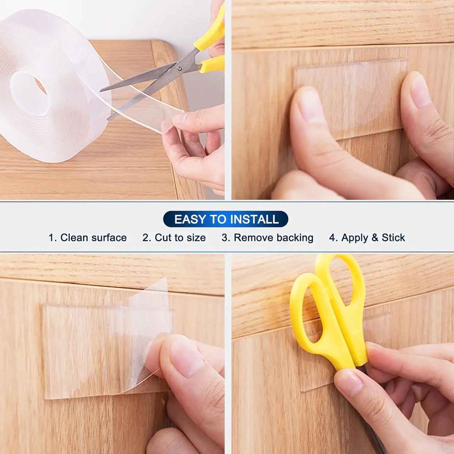 💥BUY 1 GET 1 FREE🕒 Ultra-strong Double Sided Adhesive Magic Grip Tape