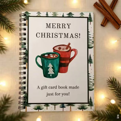 🎄📚Christmas Gift Card Book - 🎁Surprises On Every Page📚Hardcover & Durability Line