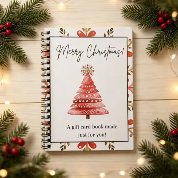🎄📚Christmas Gift Card Book - 🎁Surprises On Every Page📚Hardcover & Durability Line
