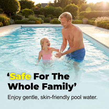 The Next-Gen Pool Purifier is here ✨ 3X Stronger Algae Control, Gentle & Safe for Kids! 👨‍👩‍👧‍👦