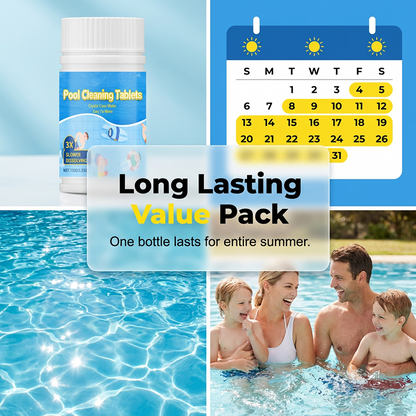 The Next-Gen Pool Purifier is here ✨ 3X Stronger Algae Control, Gentle & Safe for Kids! 👨‍👩‍👧‍👦