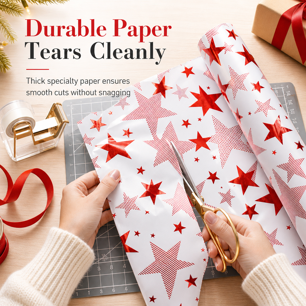 🎁Early Christmas Sale 50% OFF🔥Christmas Wrapping Paper Roll