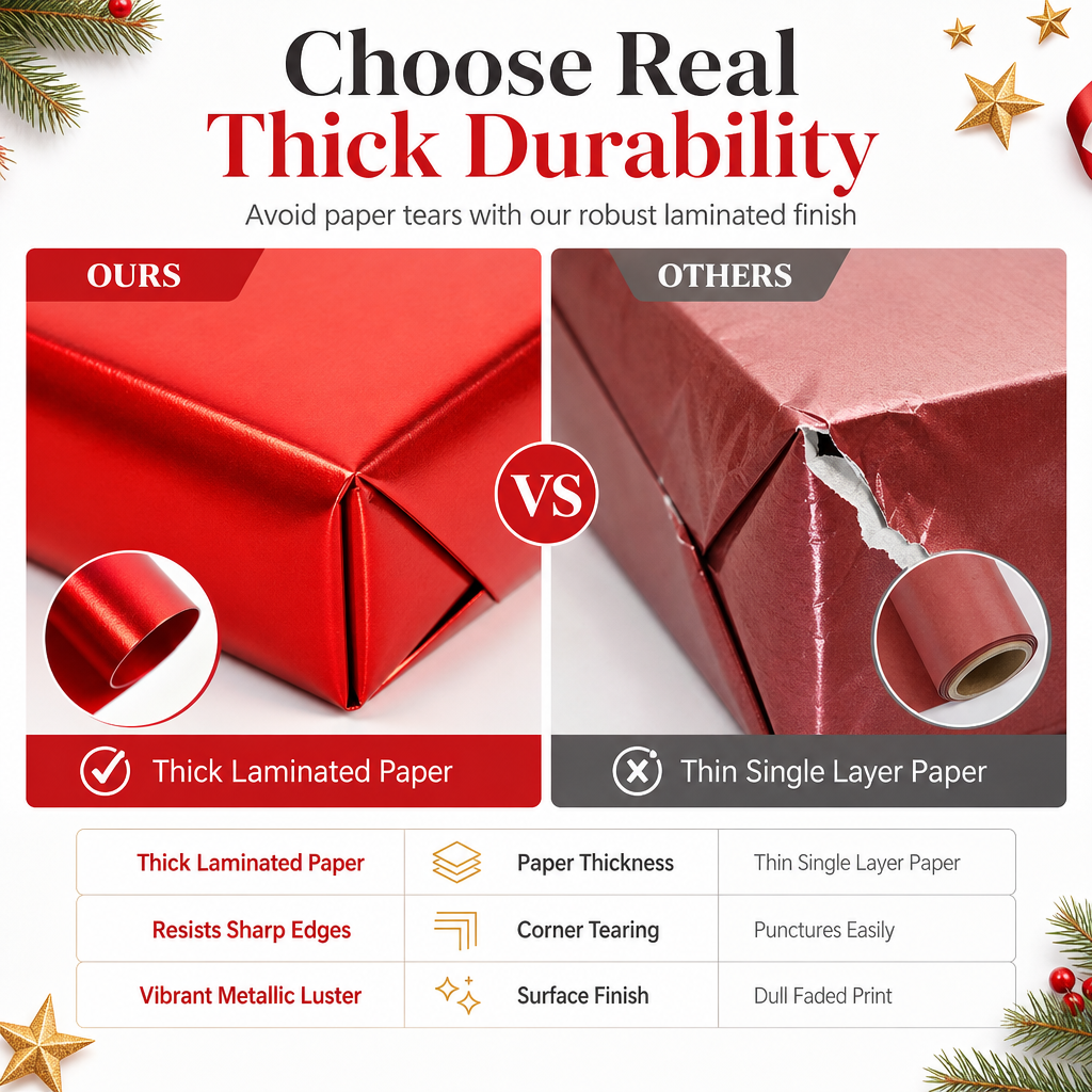 🎁Early Christmas Sale 50% OFF🔥Christmas Wrapping Paper Roll
