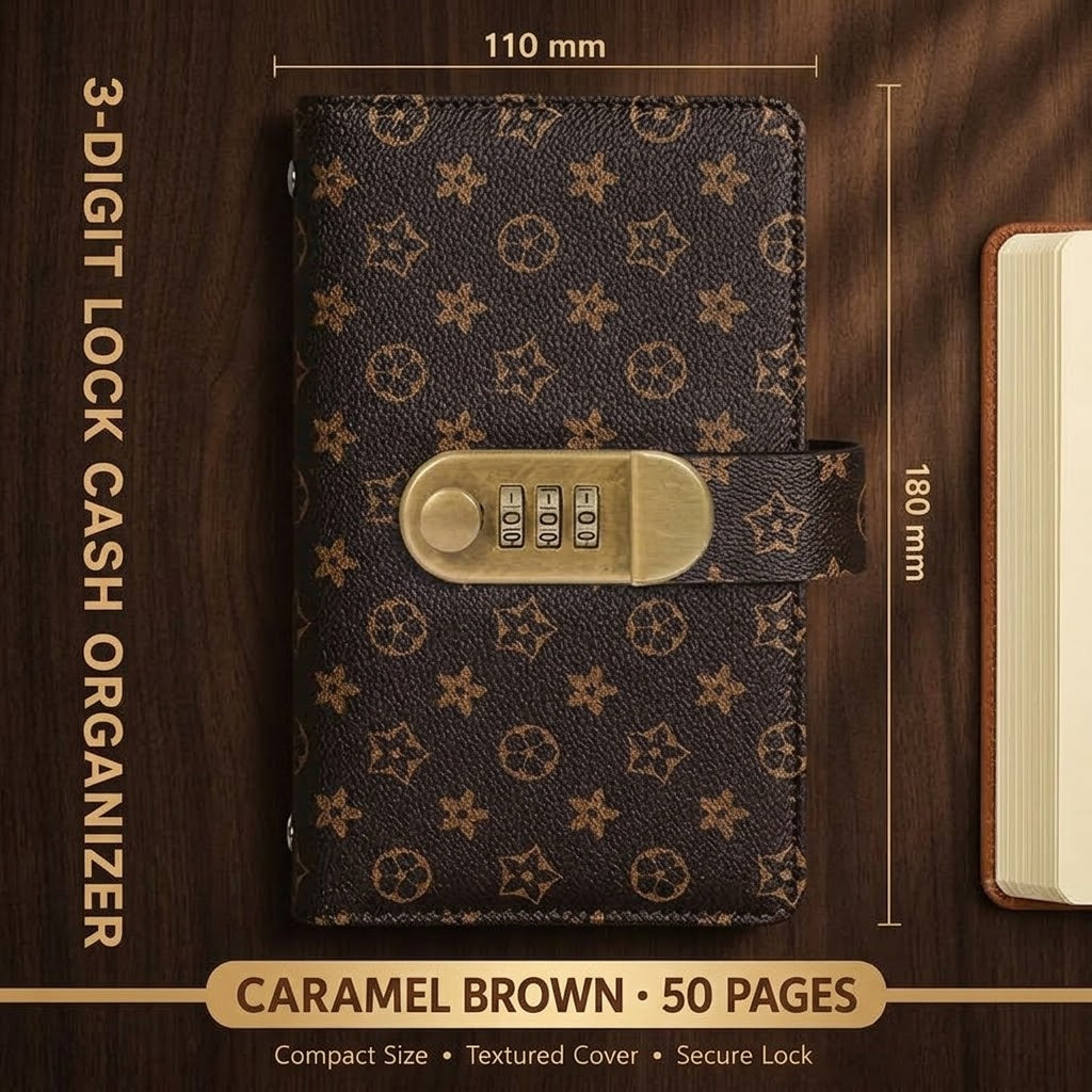 Locking Banknote Collection Booklet | Holds 100 Bills