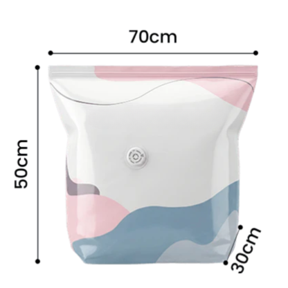 🥳💞50K+ SOLD!🧳💨 No‑Pump Vacuum Storage Bags – Press & seal, no pump needed. Saves 80% space, keeps clothes dry & dust‑free. Perfect for bulky bedding & off‑season gear. 🛏️🗄️
